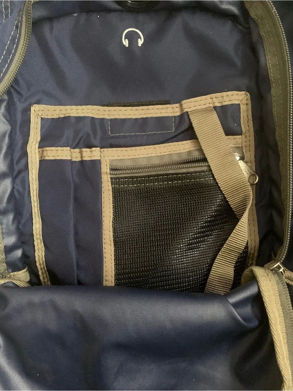 L.L. Bean Navy Deluxe Book Backpack